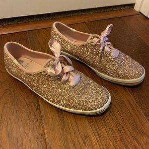 Kate Spade • Rose Gold • Sparkle • Keds